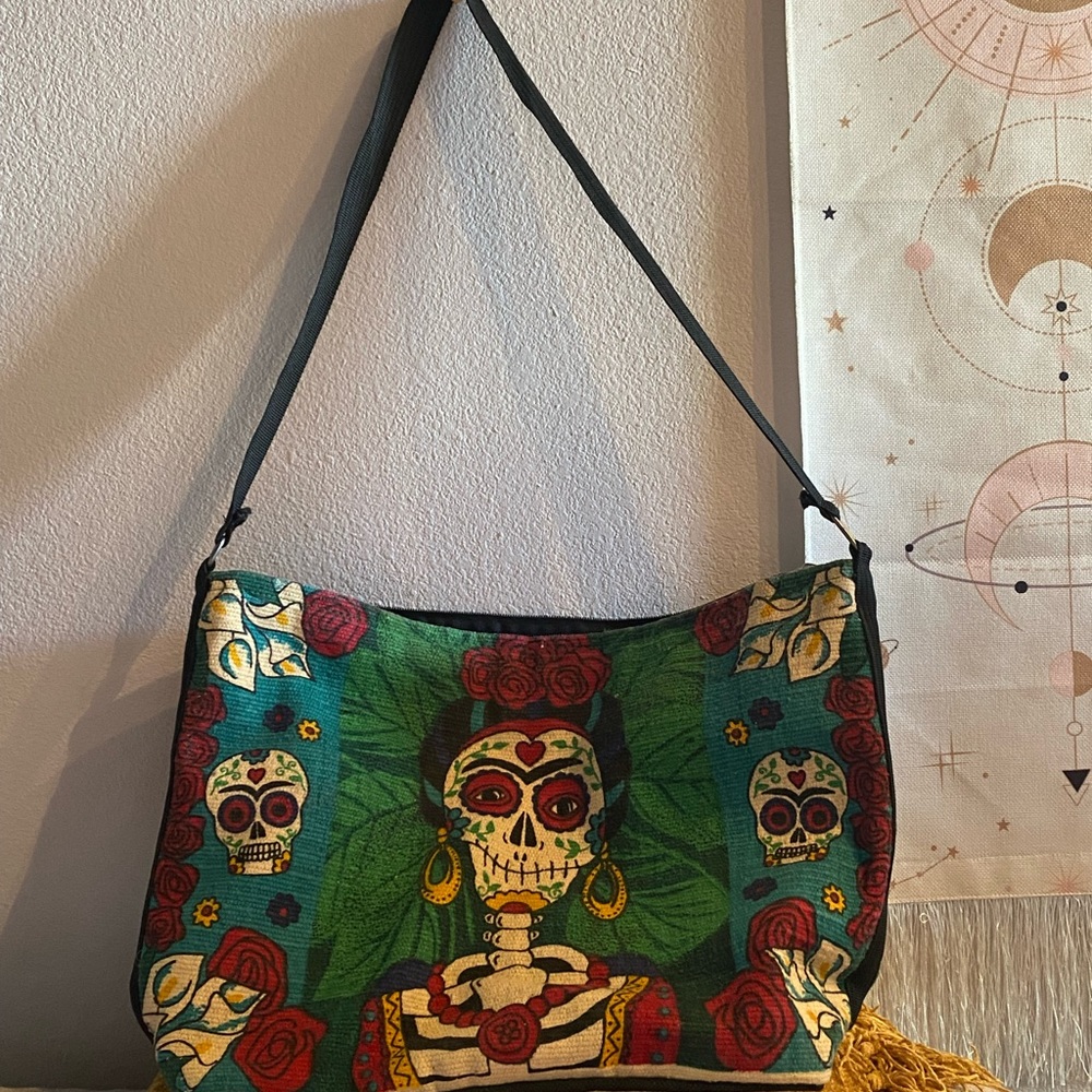 Dià de Los Muertos Boho tote
